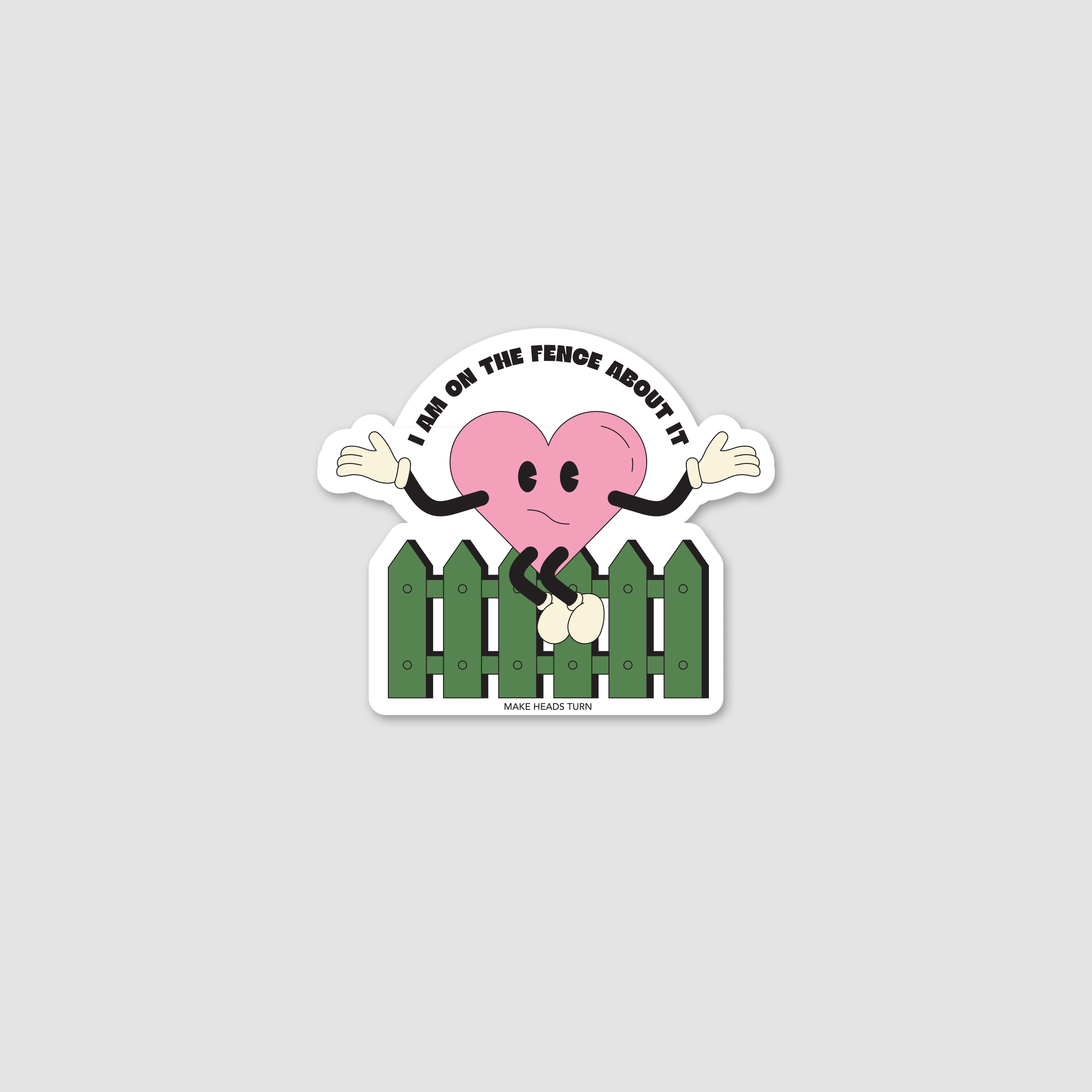 Die-Cut Sticker "The Fence"