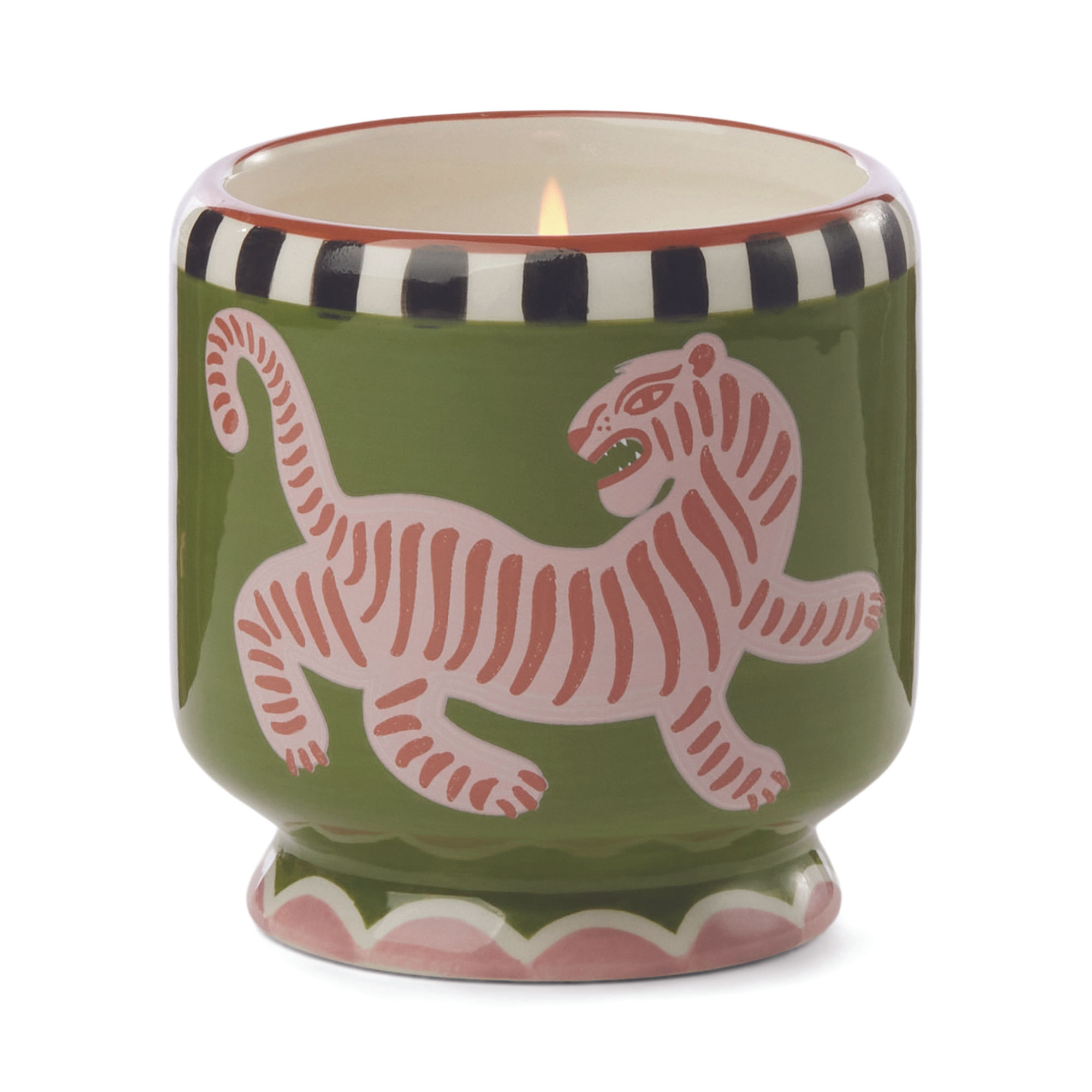 Paddywax A Dopo Ceramic Candle "Tiger - Black Cedar & Fig"
