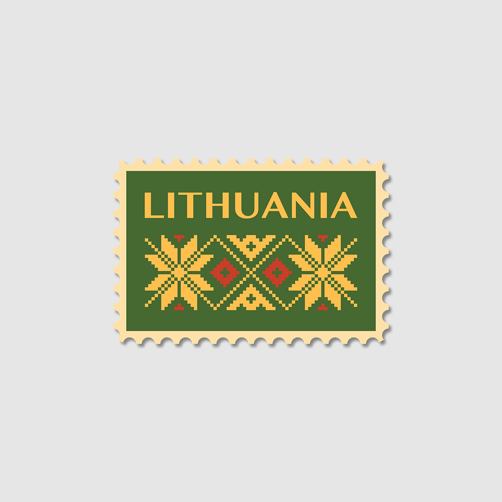Thumbnail: Postcard "Post Stamp Lithuania"