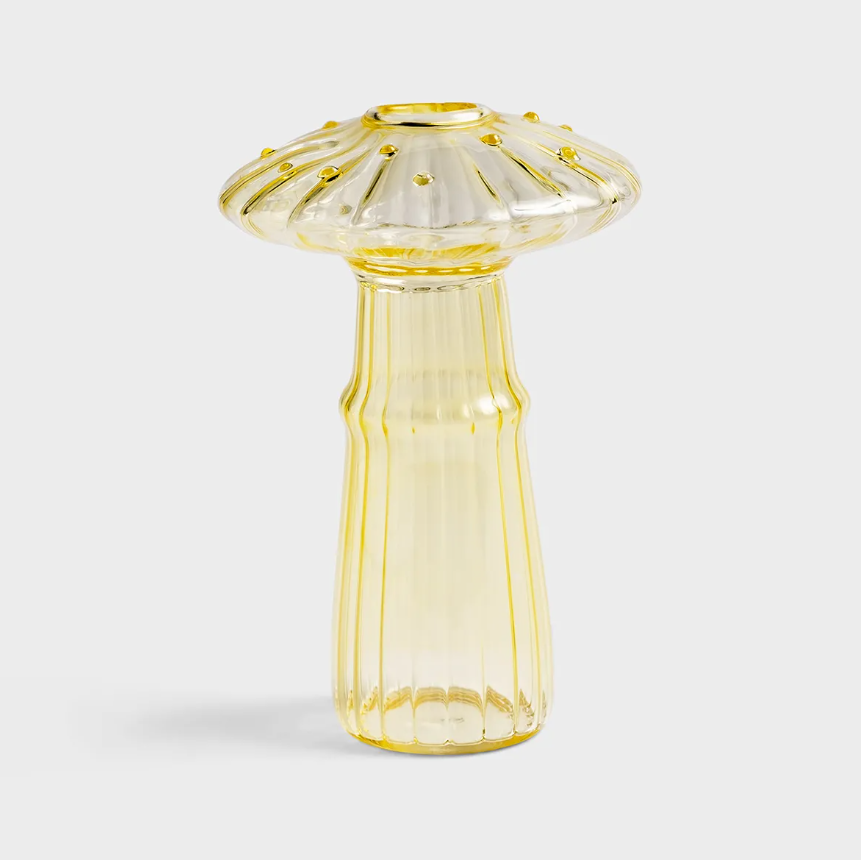 Klevering Vase "Mushroom Yellow"