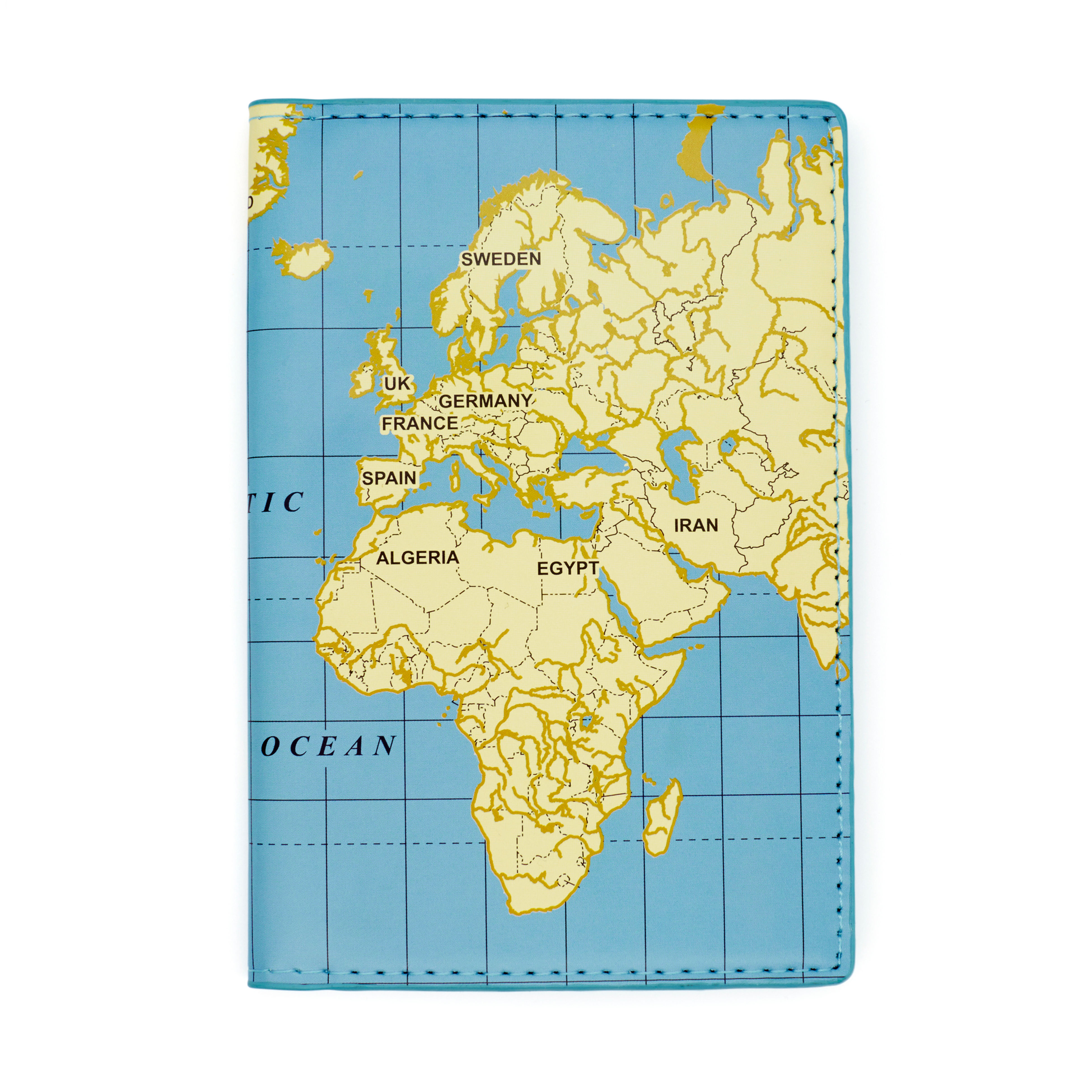 Kikkerland Passport Case "World Traveler"
