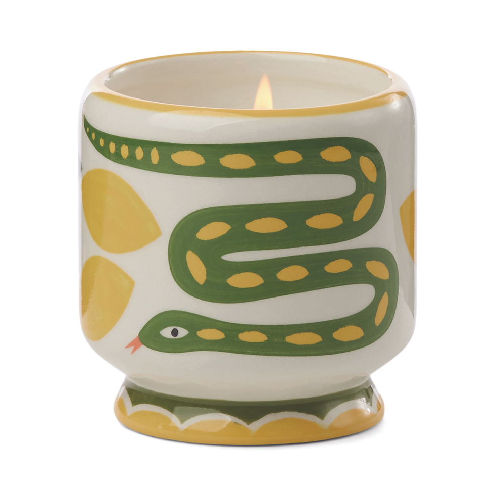 Thumbnail: Paddywax A Dopo Ceramic Candle "Snake - Wild Lemongrass"