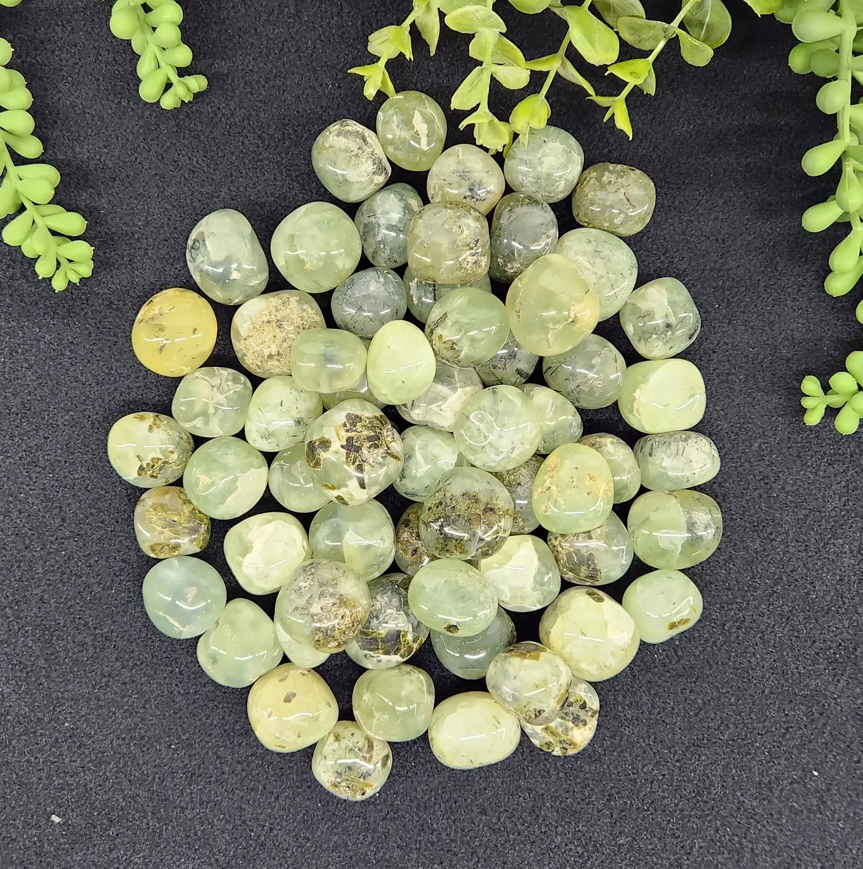Prehnite Tumbled Stone
