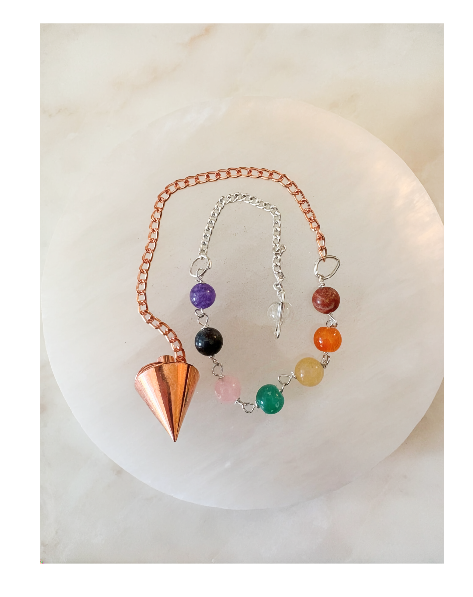 Copper Chakra Pendulum