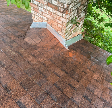 Roof inspection after hail damage by Hunters Ridge Roofing