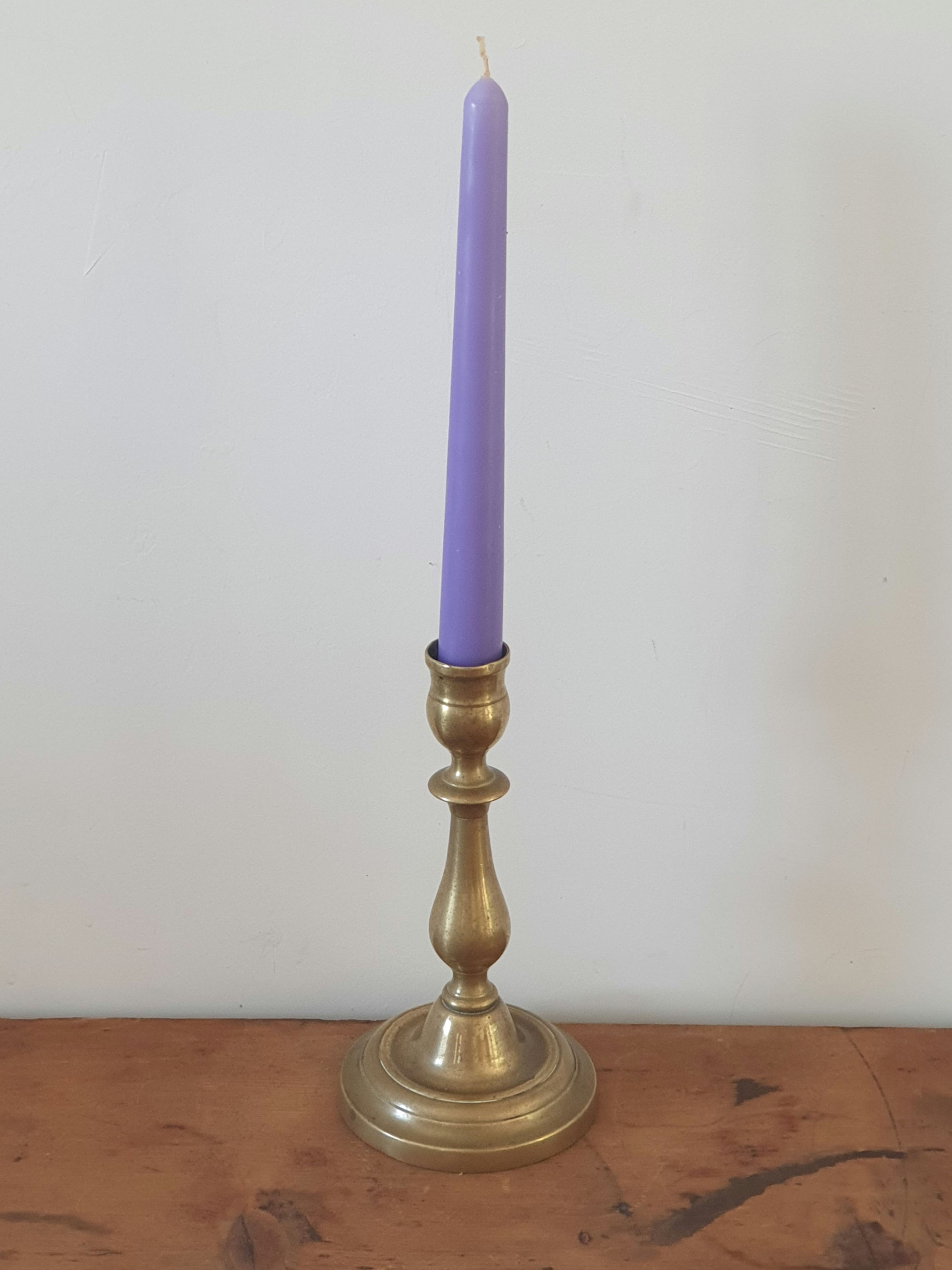 Bougeoir Balustre Laiton 