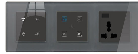 Smart G4 Hotel (G-Platter) 8T Switch with Universal outlet and USB charger, SB-GP8TUSB-EU/L