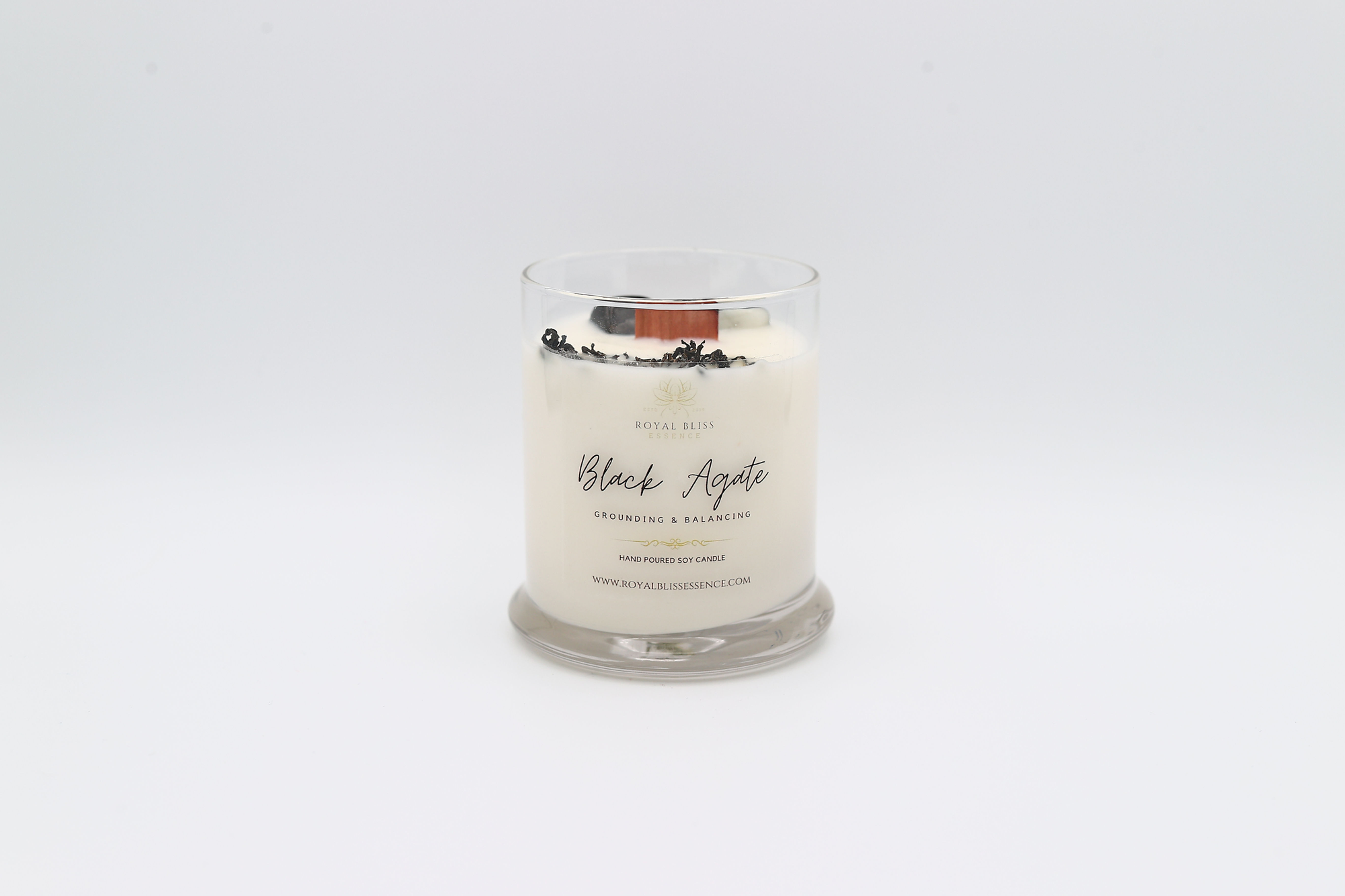 Black Agate Soy Candle