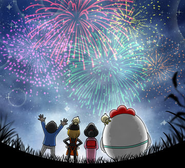 花火のイラスト