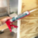 marine adhesive to help keep joints secure and together