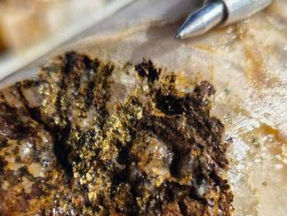 Kula Gold cores visible gold at historic Mt Palmer mine, near Southern Cross