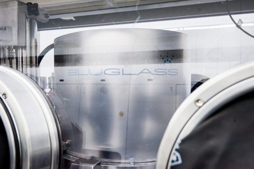 BluGlass Limited’s proprietary gallium nitride machinery at its facility in New South Wales. Credit: File
