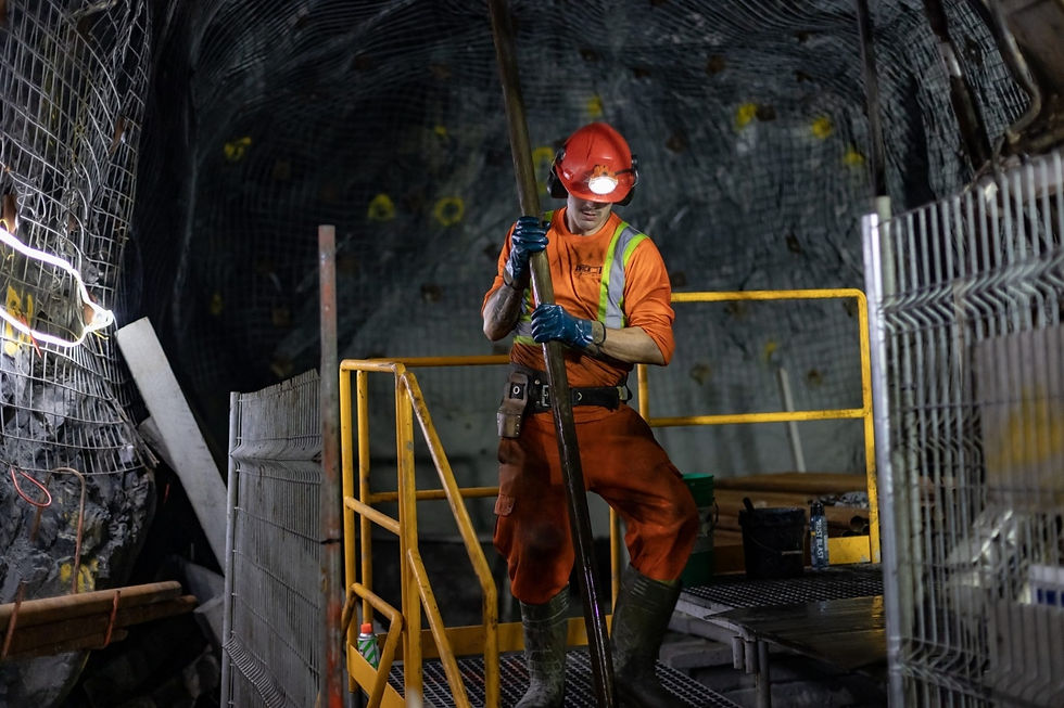 FireFly Metals’ underground drilling at the Ming Mine, part of the company’s Green Bay copper-gold project in Newfoundland. Credit: File