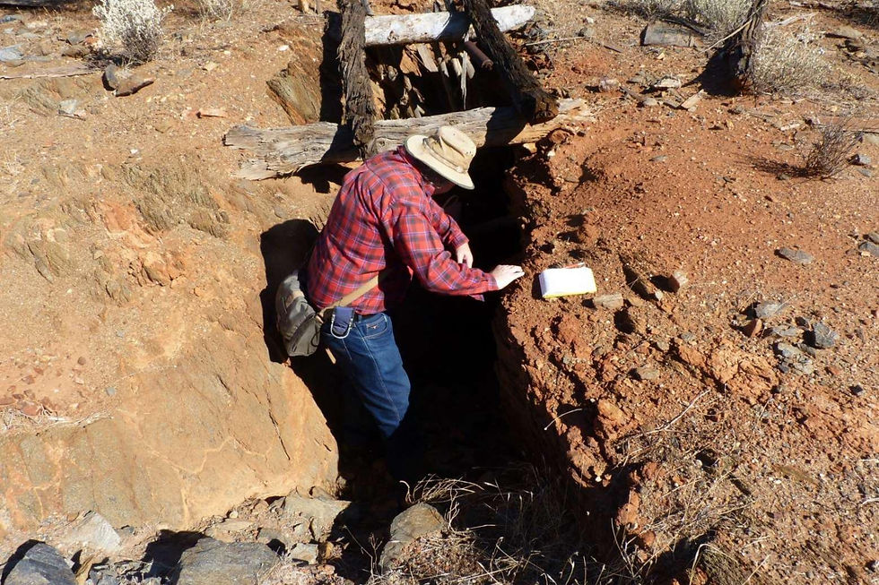 An historic mining shaft within Reach Resources’ Murchison South gold project near the town of Paynes Find in Western Australia. Credit: File