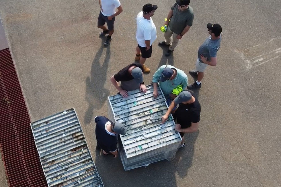 Strickland Metals’ continuing successes from drilling at its Rogozna project ensures many eyes are on the core samples stored at its extensive Raška operations centre and core farm. Credit: File