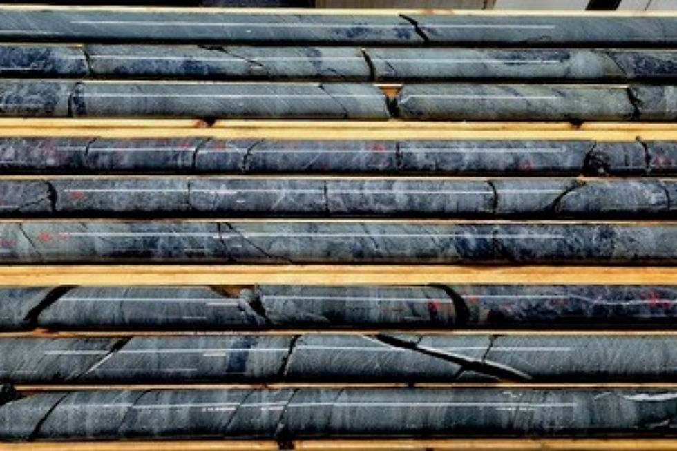 Olympio Metals drill core lights up with visible gold in Quebec