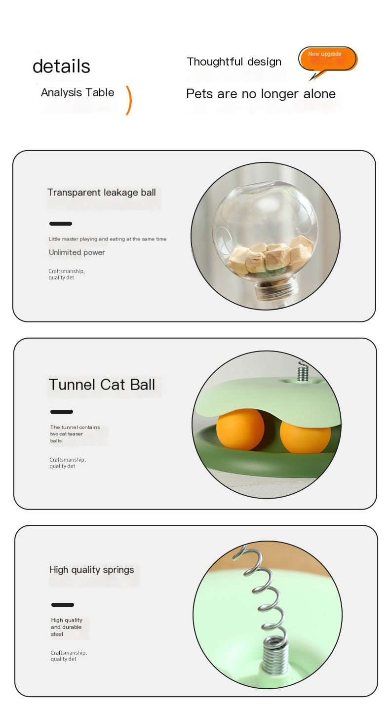 Thumbnail: Cat Toy Leaky Ball (Single Piece)