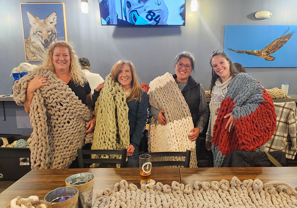 Chunky Knit Blanket Workshop