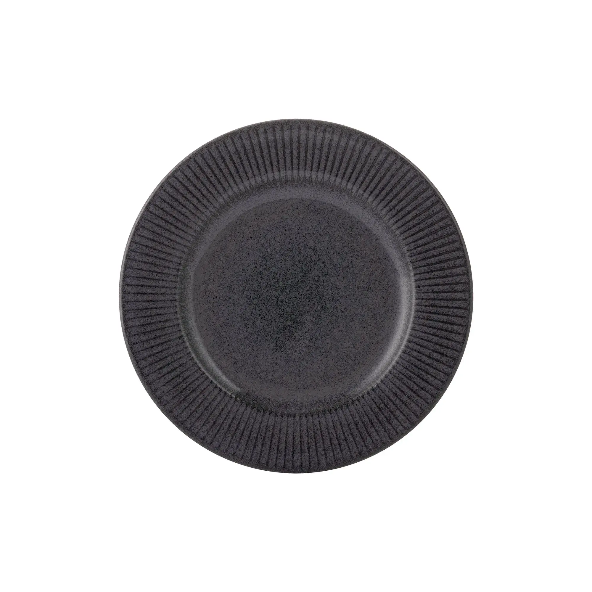 Reactive Linear Black Side Plate 21cm (Set of 2 or 4)
