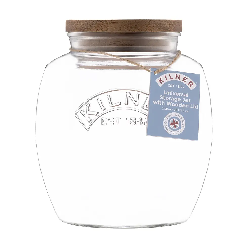 Thumbnail: Universal Jar Acacia Wooden Lid (2 Litre)