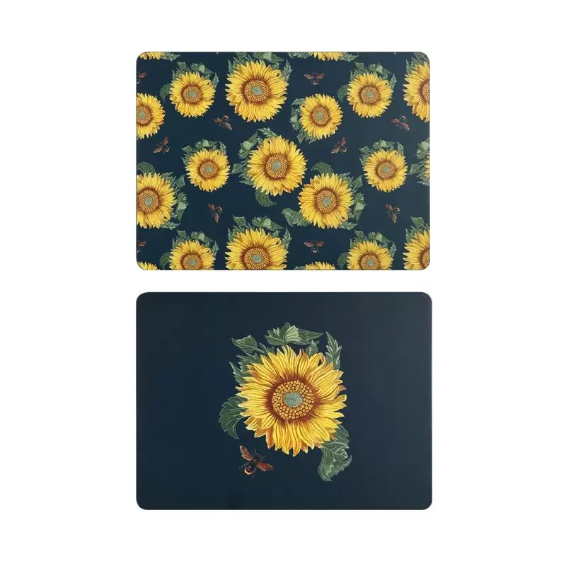 RHS Sunflower Placemats, Navy (Set of 4)