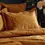 Thumbnail: Palmeria Quilted Velvet Pillowcase (Gold)