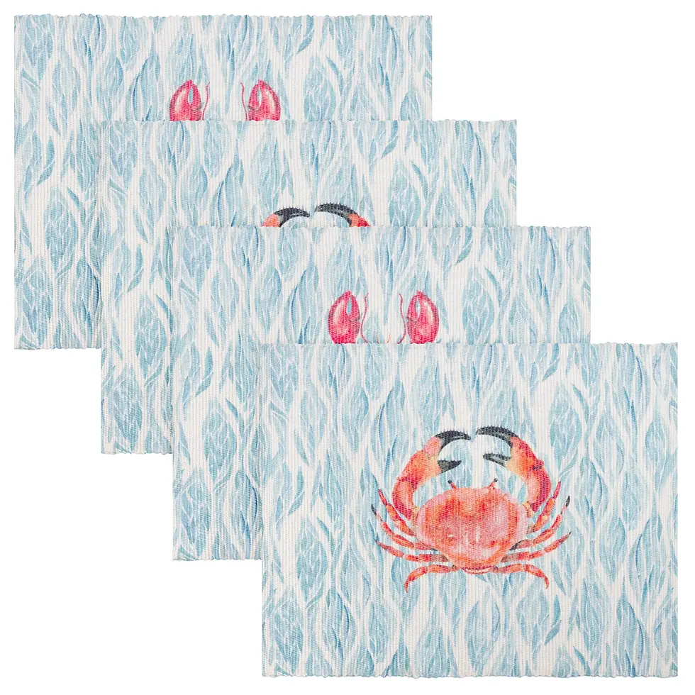Thumbnail: Abersoch Set of 4 Indoor/Outdoor Placemats (Marine)
