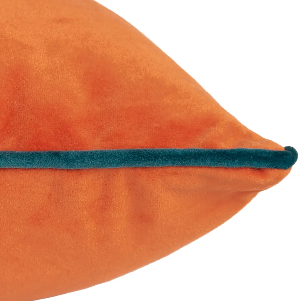 Thumbnail: Meridian Velvet Cushion Cover (Tiger/Teal)