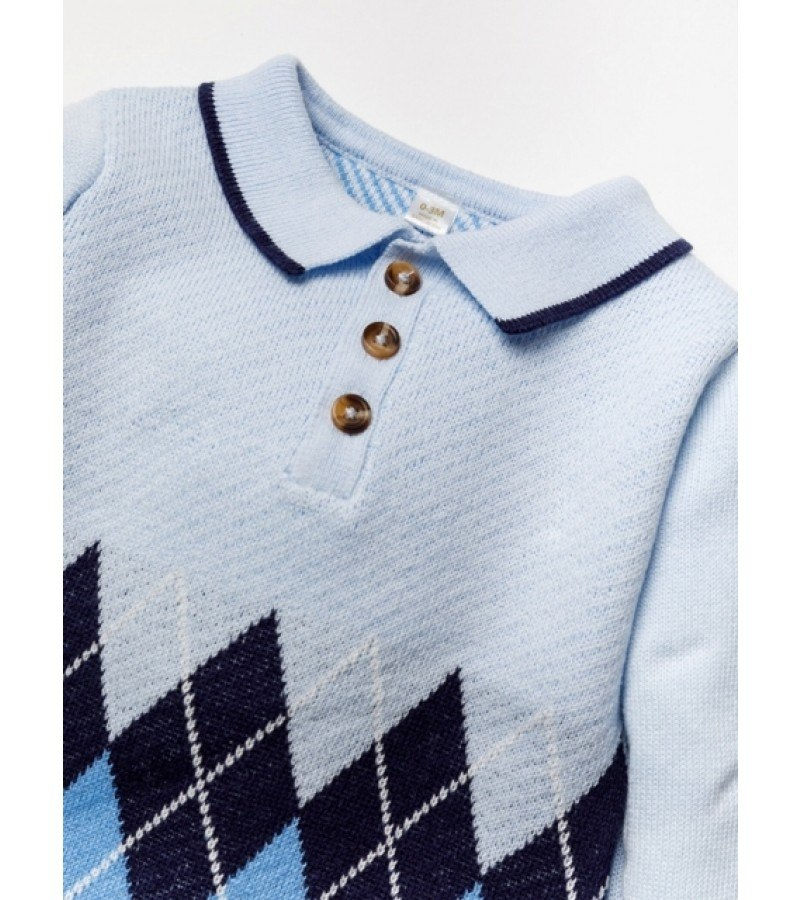 Thumbnail: Little Gent Baby Boys Knitted Set