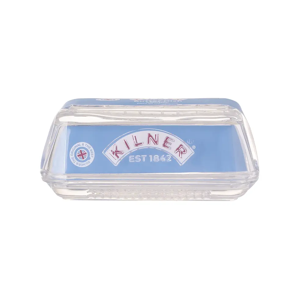 Thumbnail: Glass Butter Dish & Lid