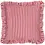 Thumbnail: Millie Ruffle Striped Outdoor Cushion Cover (Red)