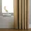 Thumbnail: Atlantic Twill Woven Eyelet Curtains (Ochre)