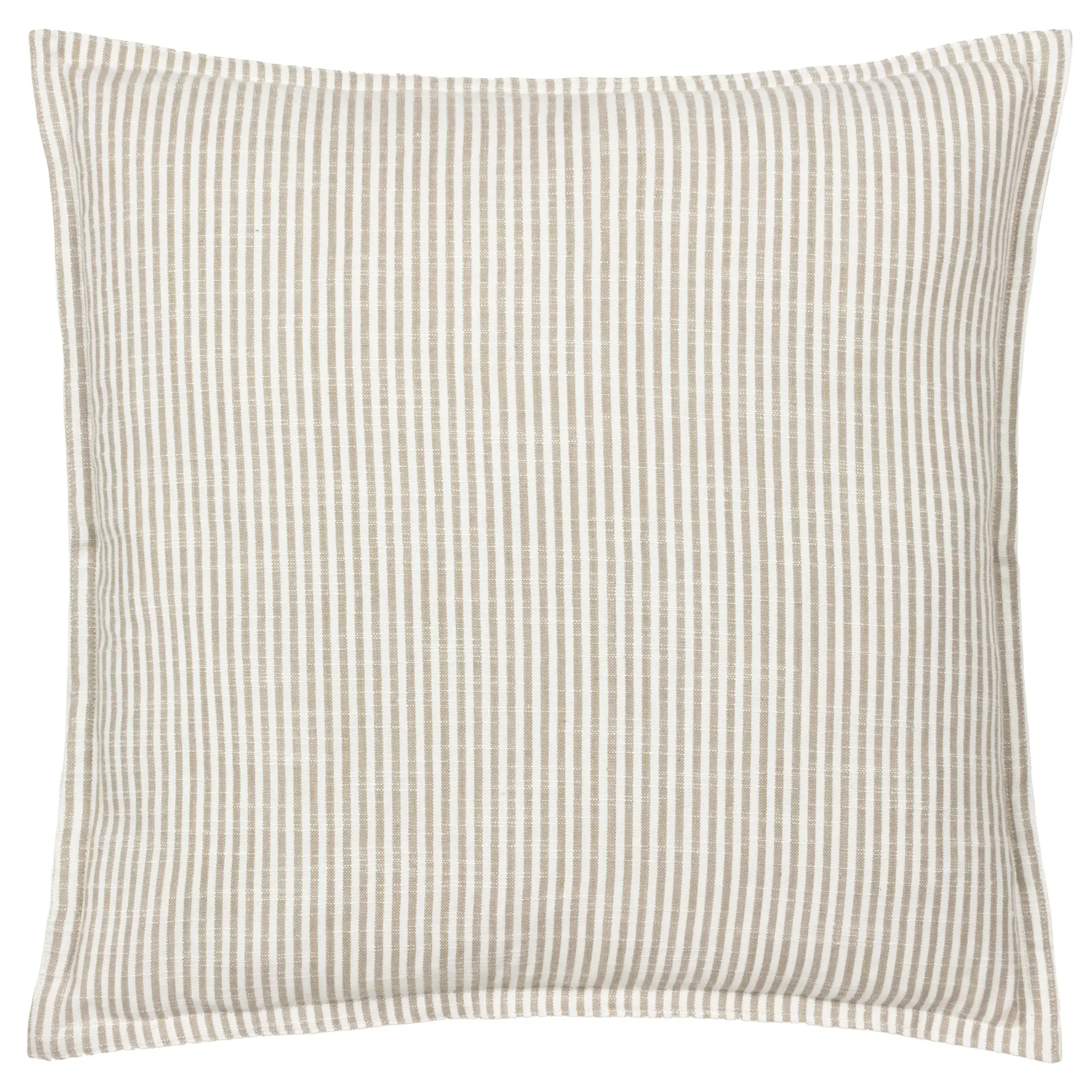 Truro Striped 100% Cotton Cushion Cover (Natural)