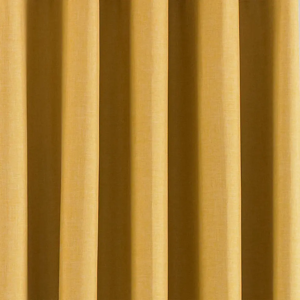 Thumbnail: Twilight Blackout Eyelet Curtains (Ochre)