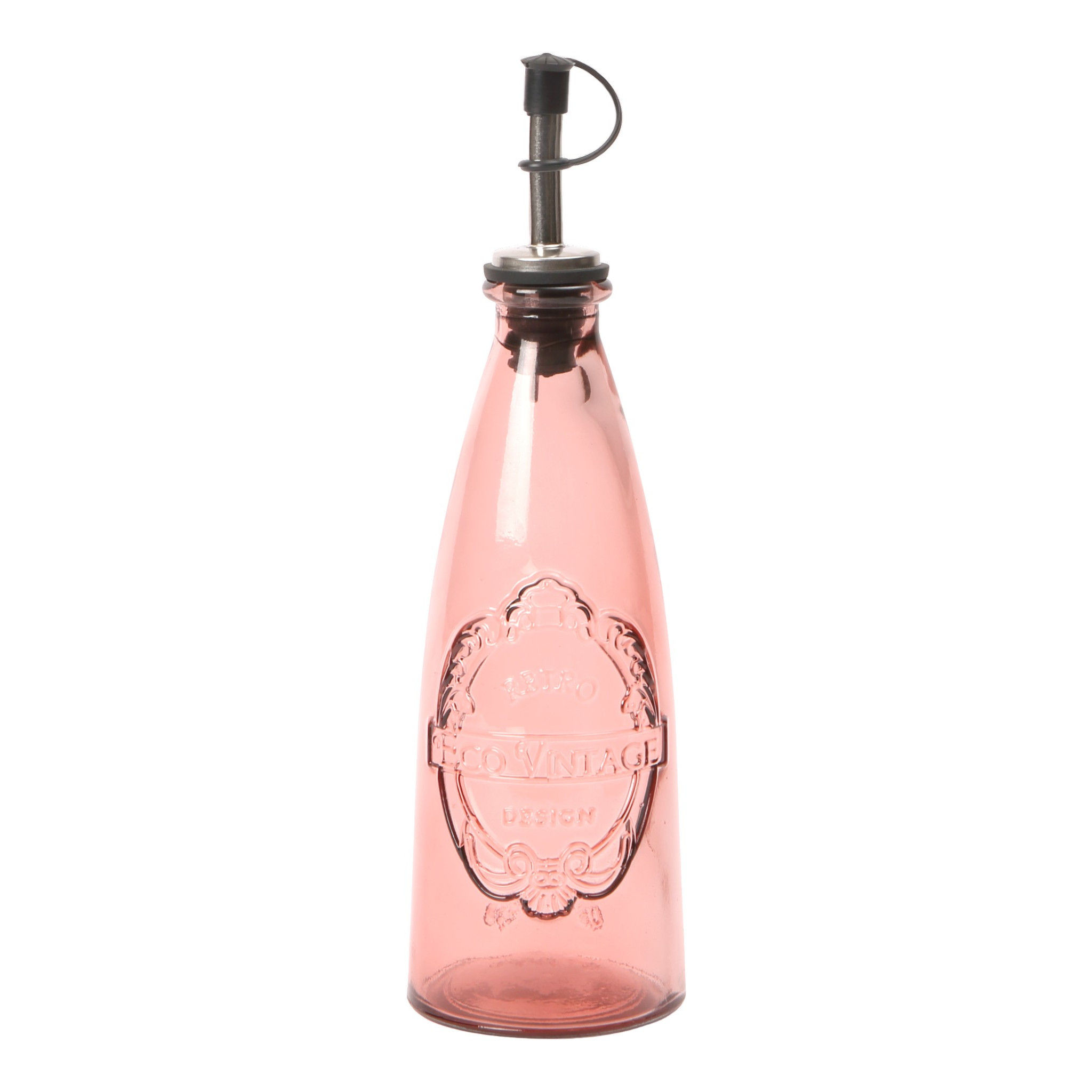 Sintra Recycled Glass Oil Drizzler (Blush)