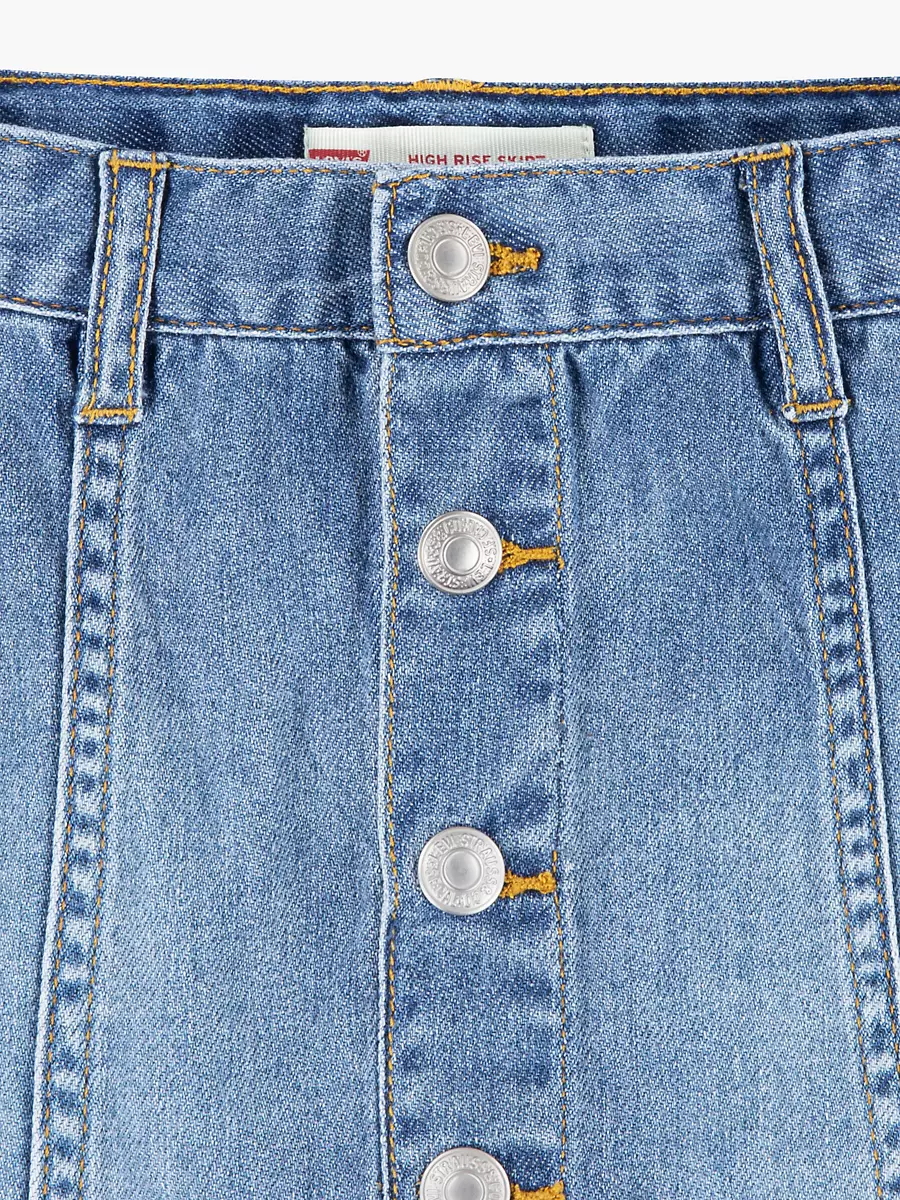 Thumbnail: High Rise Button Front Skirt (Child's)