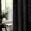 Thumbnail: Manhattan Fully Lined Velvet Eyelet Curtains (Charcoal)