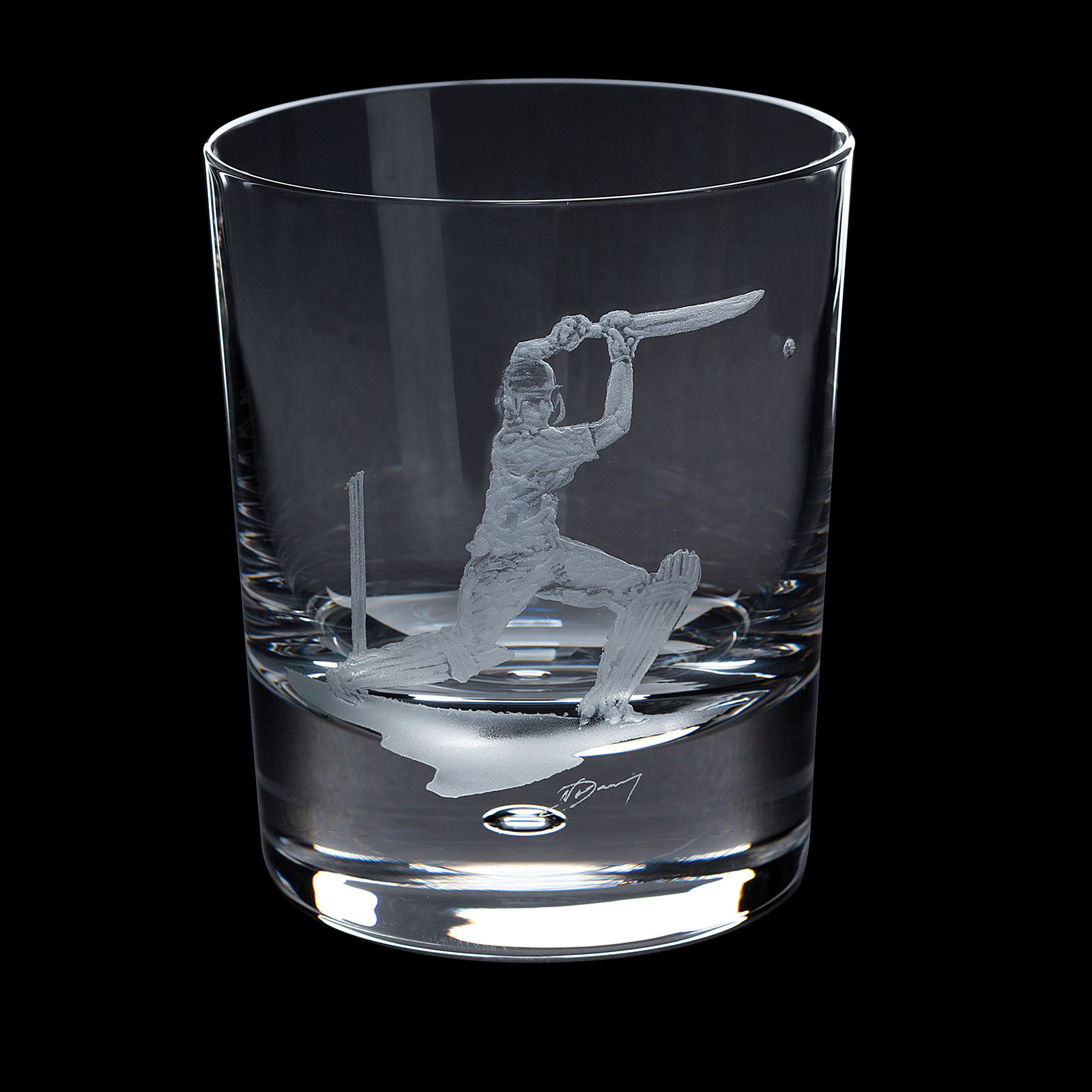 Hand Engraved Cricket Tumbler