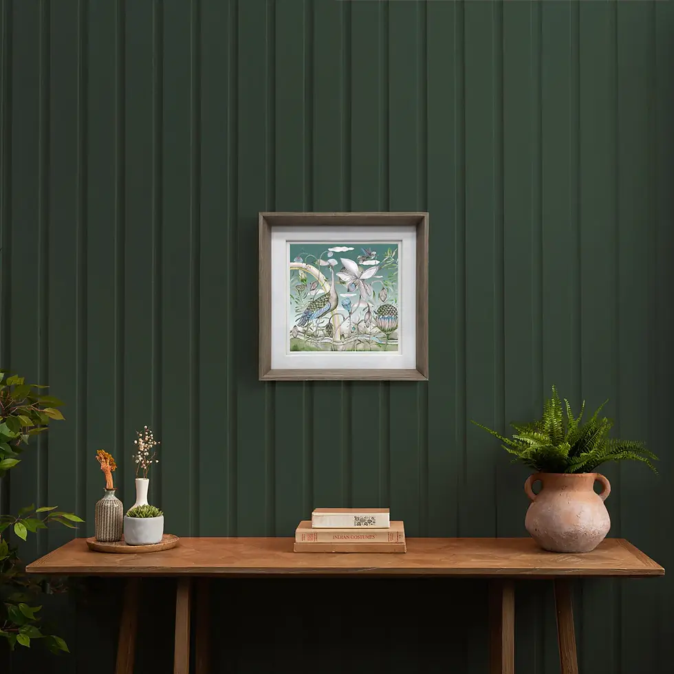 Thumbnail: Luan Framed Print (Nut)