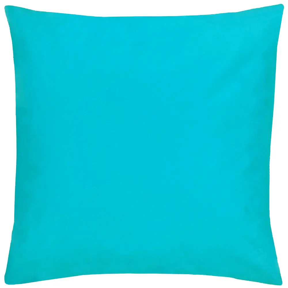 Plain Outdoor Cushion Cover (Aqua)