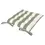 Thumbnail: Hayle 2 Pack Striped Cotton Seat Pad Cushion (Moss)