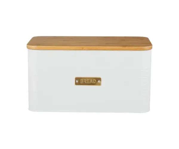 Otto Square White Bread Storage Canister (9.5L)
