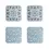 Thumbnail: RHS Gertrude Jekyll Coasters, Blue (Set of 4)