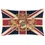 Thumbnail: Union Jack Lion Crest Flag Tapestry Cushion Cover (Blue/Red)