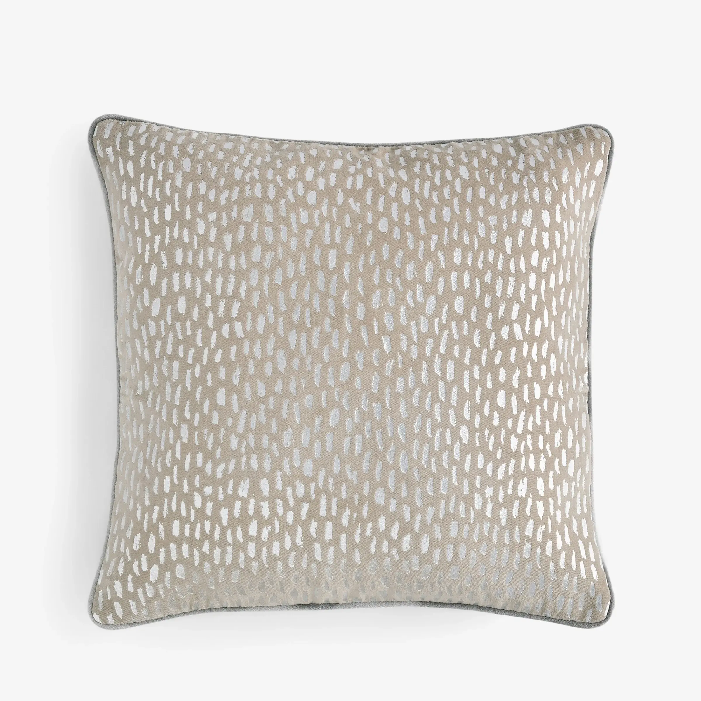 Loxley Velvet Cushion Cover (Silver)