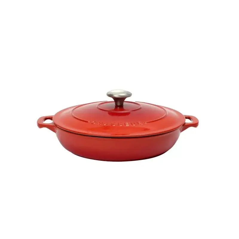 Chasseur 24cm Serving Casserole (Chilli Red)