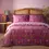 Thumbnail: Broderie Floral Reversible Duvet Cover Set (Damson)