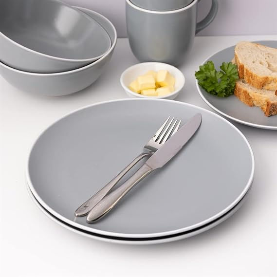 Thumbnail: Classic Collection Grey Bowl 16.5cm (Set of 2 or 4)