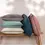 Thumbnail: Meridian Velvet Cushion Cover (Charcoal/Dove)
