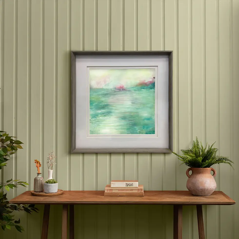 Thumbnail: Maree Fern Framed Print (Nut)